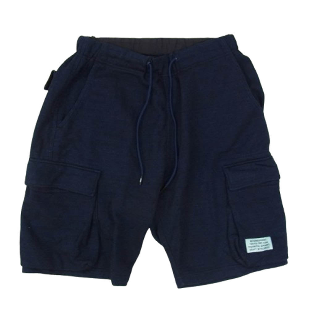 NEIGHBORHOOD ネイバーフッド 20SS 201UWNH-PTM02 ID-CARGO C-ST スウェット カーゴ ショーツ ハーフパンツ ネイビー系 S【中古】
