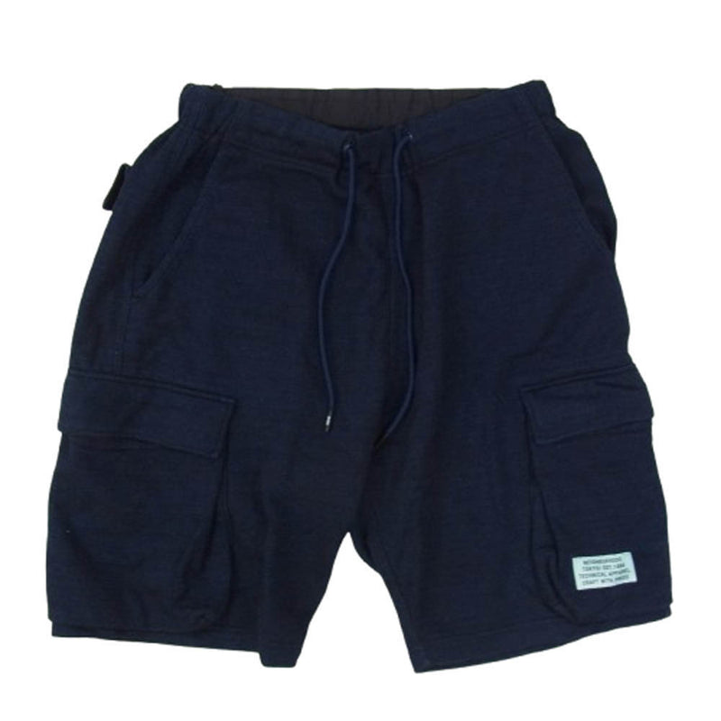 NEIGHBORHOOD ネイバーフッド 20SS 201UWNH-PTM02 ID-CARGO C-ST スウェット カーゴ ショーツ ハーフパンツ ネイビー系 S【中古】