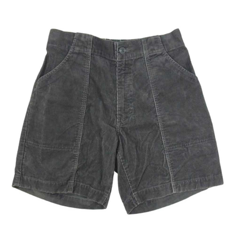 DESCENDANT ディセンダント 19SS 191TQDS-PTM02 TETTY CORDUROY SHORTS ウォッシュ加工 コーデュロイ ショーツ ハーフパンツ ブラック系 2【中古】