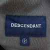DESCENDANT ディセンダント 19SS 191TQDS-PTM02 TETTY CORDUROY SHORTS ウォッシュ加工 コーデュロイ ショーツ ハーフパンツ ブラック系 2【中古】