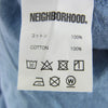 NEIGHBORHOOD ネイバーフッド 23SS L/S SPECIMEN RESEARCH LABORATORY Tee SRL バックプリント 長袖カットソー ブルー系 XXL【中古】