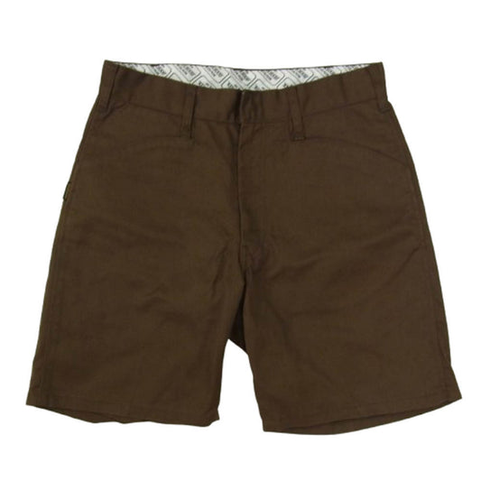 NEIGHBORHOOD ネイバーフッド 20SS 201SPNH-PTM03 WP WIDE EC-ST コットン ワイド ショーツ ハーフパンツ ブラウン系 S【中古】