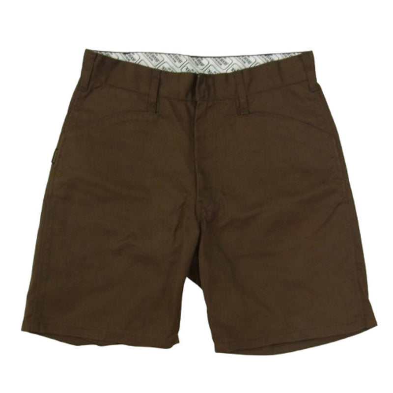 NEIGHBORHOOD ネイバーフッド 20SS 201SPNH-PTM03 WP WIDE EC-ST コットン ワイド ショーツ ハーフパンツ ブラウン系 S【中古】