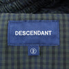 DESCENDANT ディセンダント チェック柄 イージー パンツ グレー系 2【中古】