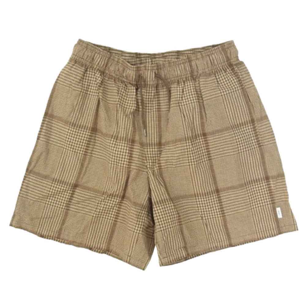 WTAPS ダブルタップス 22SS 221TQDT-PTM05 SEAGULL02 SHORTS LICO POPLIN TEXTILE チェック柄 ショーツ ハーフパンツ ブラウン系 X02【中古】