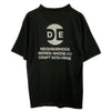 NEIGHBORHOOD ネイバーフッド 21SS 211GONH-CSM03 TECH EP-CREW.SS テック クルー ショートスリーブ ロゴ プリント Tシャツ ブラック系 L【美品】【中古】