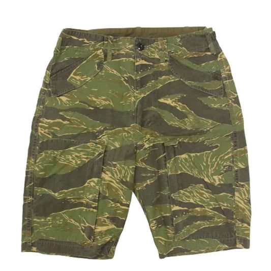NEIGHBORHOOD ネイバーフッド 20SS 201YTNH-PTM03 カモフラージュ コットン ショーツ ハーフパンツ カーキ系 S【中古】