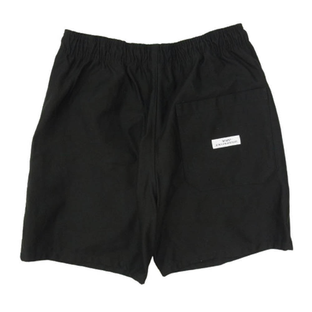 WTAPS ダブルタップス 21SS 211WVDT-PTM08 SEAGULL 01 SHORTS COTTON SATIN コットン ショーツ ハーフパンツ ブラック系 X01【中古】