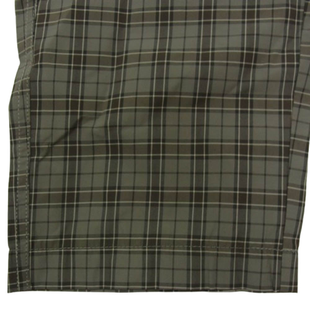 DESCENDANT ディセンダント 21SS 211WVDS-PTM01 SHORE BEACH PANTS チェック柄 テーパード イージー ビーチ パンツ カーキ系 1【新古品】【未使用】【中古】