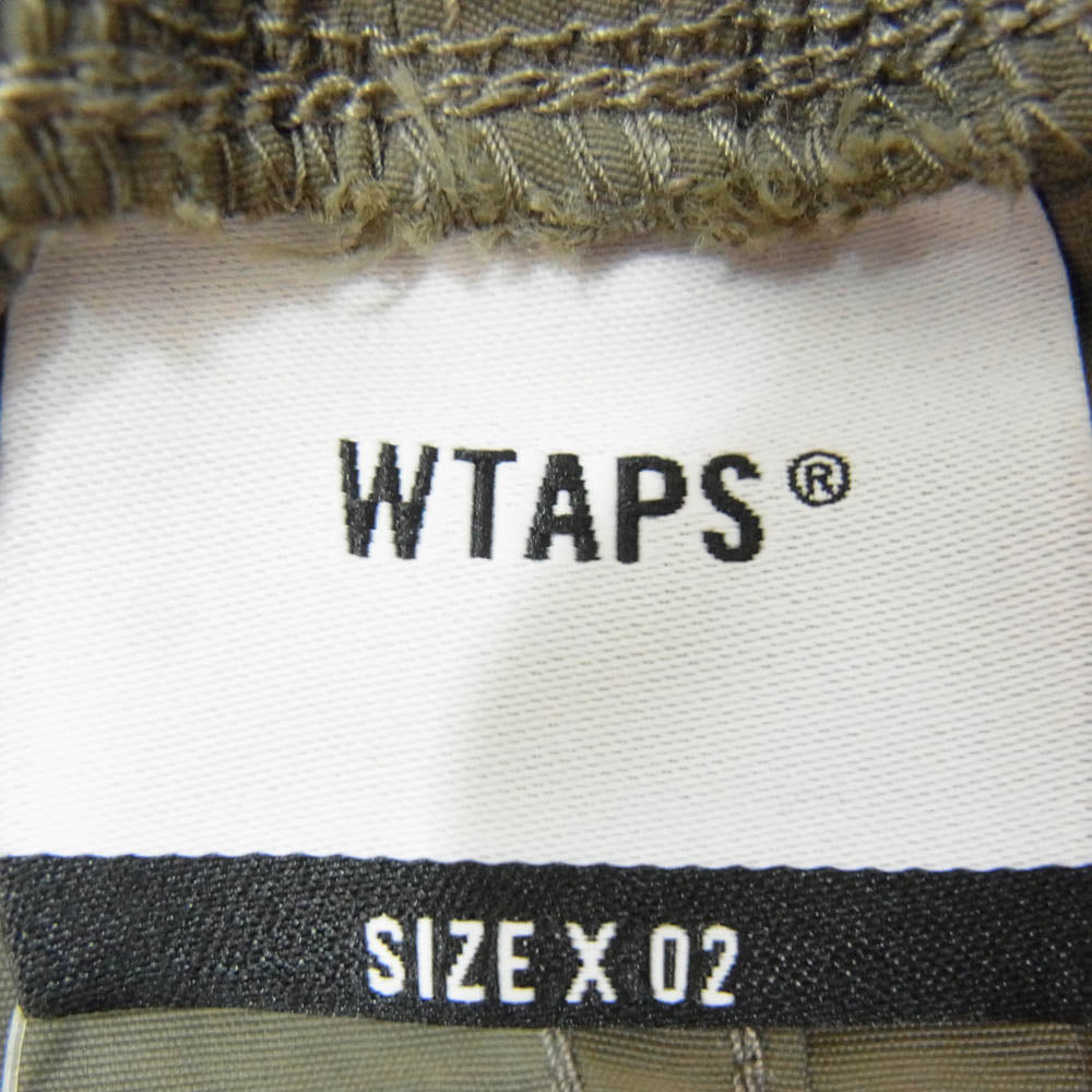 WTAPS ダブルタップス 22SS 221WVDT-PTM09 UDT SHORTS NYLON WEATHER ナイロン ショーツ ハーフパンツ カーキ系 X02【中古】