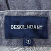 DESCENDANT ディセンダント テーパード デニム パンツ グレー系 1【中古】