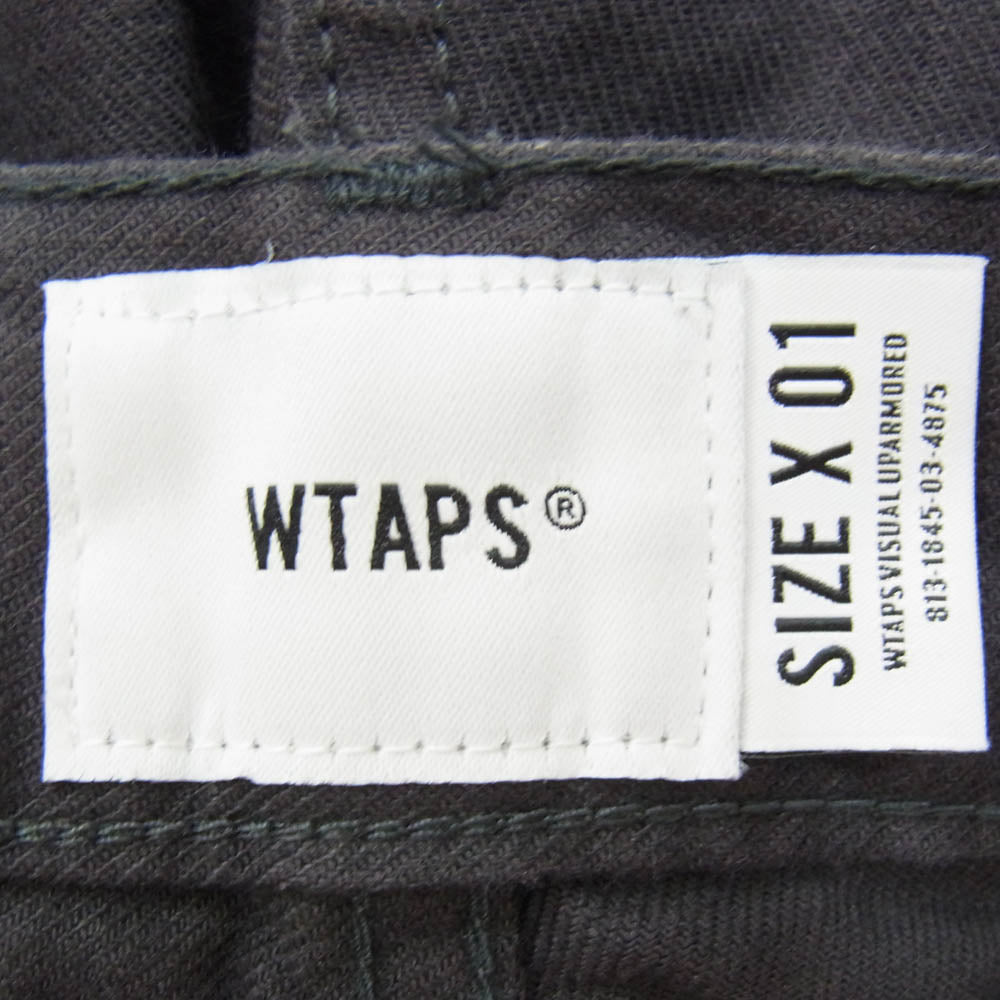 WTAPS ダブルタップス 20SS 201WVDT-PTM07 JUNGLE SHORTS ジャングル カーゴ ハーフパンツ ショーツ ネイビー系 X01【中古】