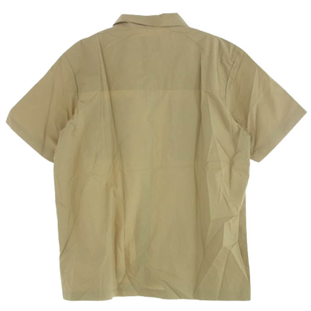 WTAPS ダブルタップス 21SS 211WVDT-SHM05 DECK SS SHIRT ミリタリー 半袖 シャツ ベージュ系 03【新古品】【未使用】【中古】