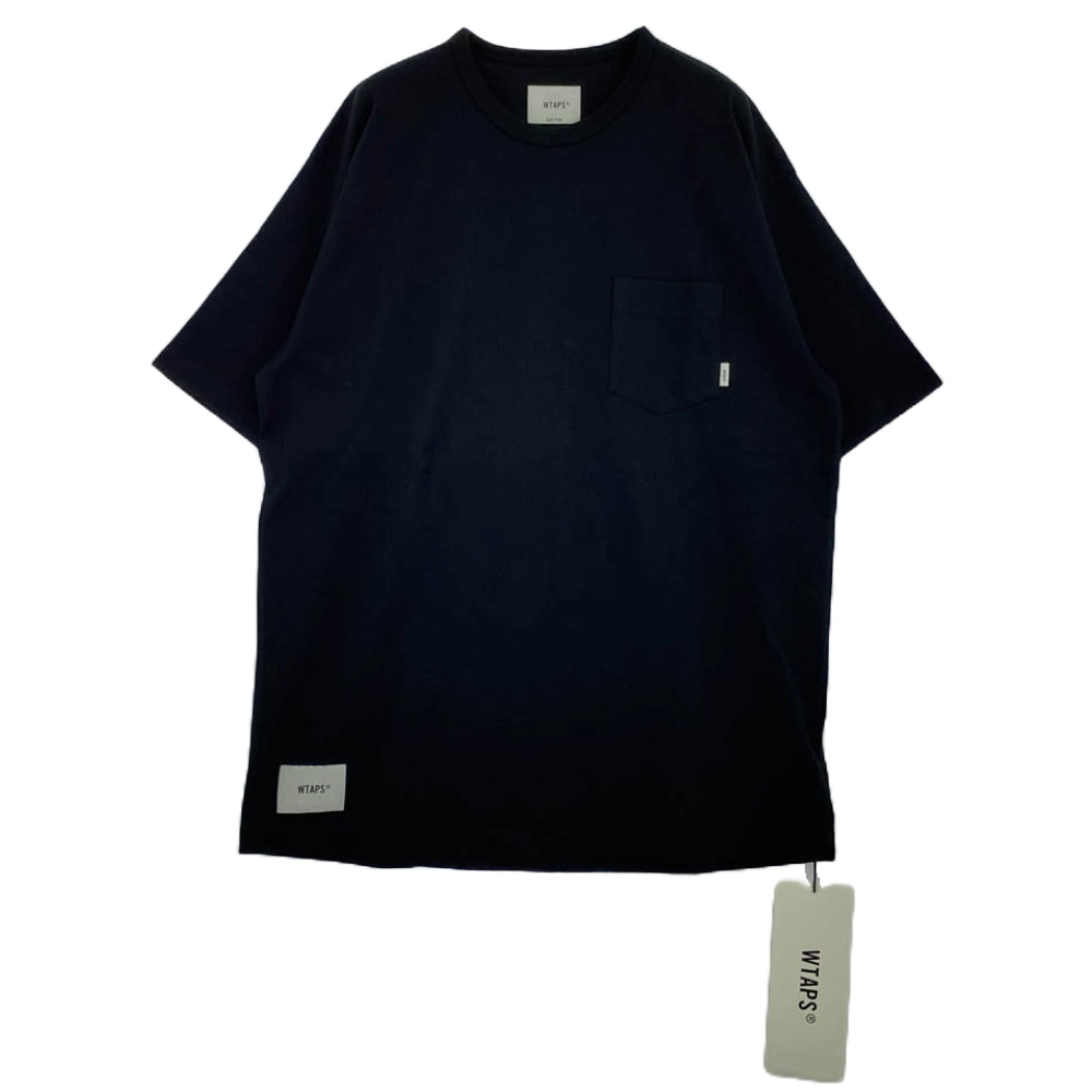 WTAPS ダブルタップス 21SS 211ATDT-CSM36 SILENCER SS COPO サイレンサー ポケット 半袖 Tシャツ ブラック系 04【新古品】【未使用】【中古】