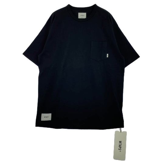 WTAPS ダブルタップス 21SS 211ATDT-CSM36 SILENCER SS COPO サイレンサー ポケット 半袖 Tシャツ ブラック系 04【新古品】【未使用】【中古】