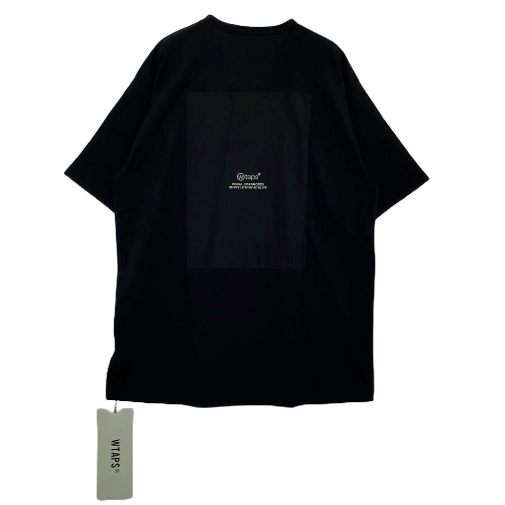 WTAPS ダブルタップス 21SS 211ATDT-CSM36 SILENCER SS COPO サイレンサー ポケット 半袖 Tシャツ ブラック系 04【新古品】【未使用】【中古】