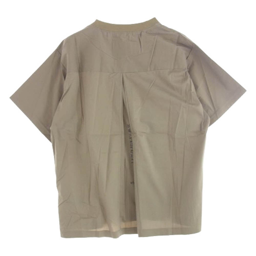 WTAPS ダブルタップス 21SS 211GWDT-SHM03 PEEP SS NYCO.BROADCLOTH ピープ クルーネック 半袖 Tシャツ カーキ系 2【新古品】【未使用】【中古】