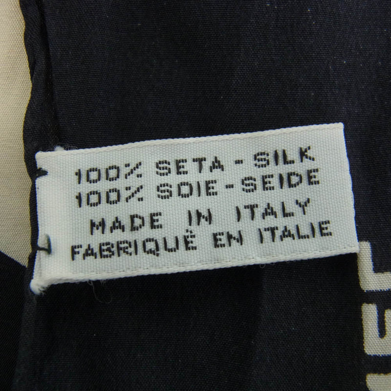 CHANEL シャネル マドモアゼル 大判 シルク スカーフ マルチカラー系