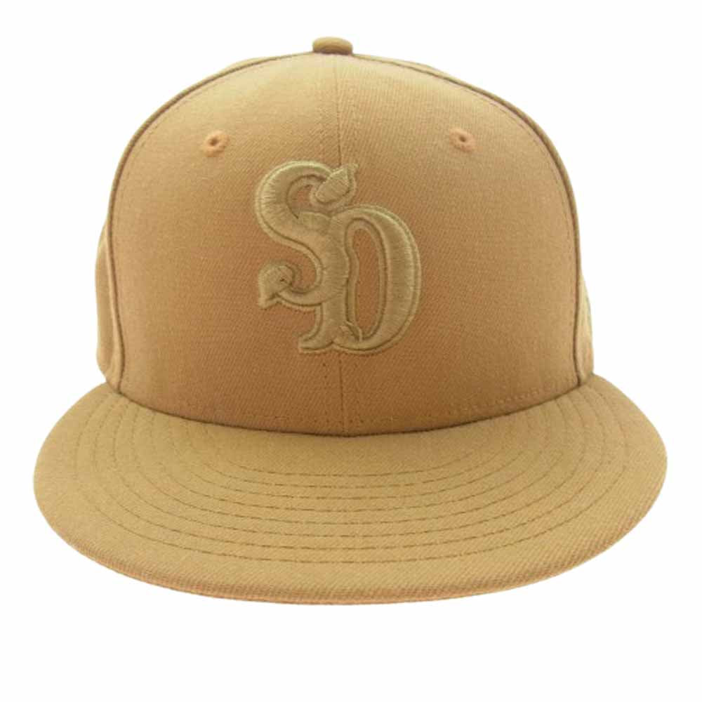 STANDARD CALIFORNIA スタンダードカリフォルニア NEW ERA ニューエラ SD ロゴ ベースボール キャップ ブラウン系【中古】