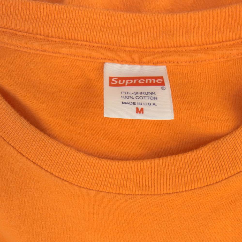Supreme シュプリーム 22SS × ANTIHERO アンタイヒーロー Dog Tee ドッグ Tシャツ 半袖 オレンジ系 M【中古】