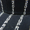 Supreme シュプリーム 19SS × NEW ERA ニューエラ Text Stripe New Era Cap テキストストライプ ベースボールキャップ ダークネイビー系【中古】