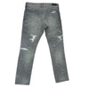 DESCENDANT ディセンダント 191WVDS-PTM03 リペア加工 ダメージ加工 DIN-4 02 DAMAGE JEANS デニム ジーンズ ブラック系 2【中古】