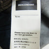DESCENDANT ディセンダント 191WVDS-PTM03 リペア加工 ダメージ加工 DIN-4 02 DAMAGE JEANS デニム ジーンズ ブラック系 2【中古】