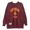 DESCENDANT ディセンダント × RON HERMAN ロンハーマン 19AW カレッジロゴ トレーナー スウェット エンジ系 2【中古】