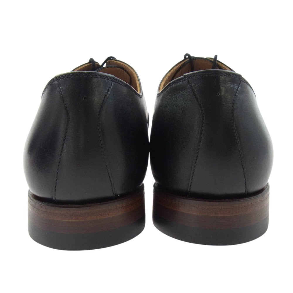 SCOTCH GRAIN スコッチグレイン F-746 パンチドキャップトゥ レザー シューズ ブラック系 26【極上美品】【中古】