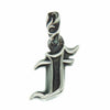 CHROME HEARTS クロムハーツ（原本無） ALPHABET CHARM アルファベット チャーム F エフ イニシャル ペンダント トップ シルバー系【中古】