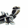 CHROME HEARTS クロムハーツ（原本無） ALPHABET CHARM アルファベット チャーム F エフ イニシャル ペンダント トップ シルバー系【中古】