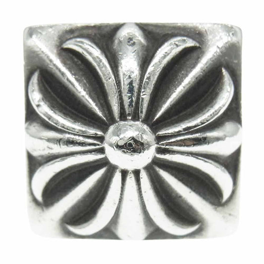 CHROME HEARTS クロムハーツ（原本無） AMS販売証明カード付属 CH PLUS PYRAMID CHプラス ピラミッド リング シルバー系 実寸20.5号【中古】
