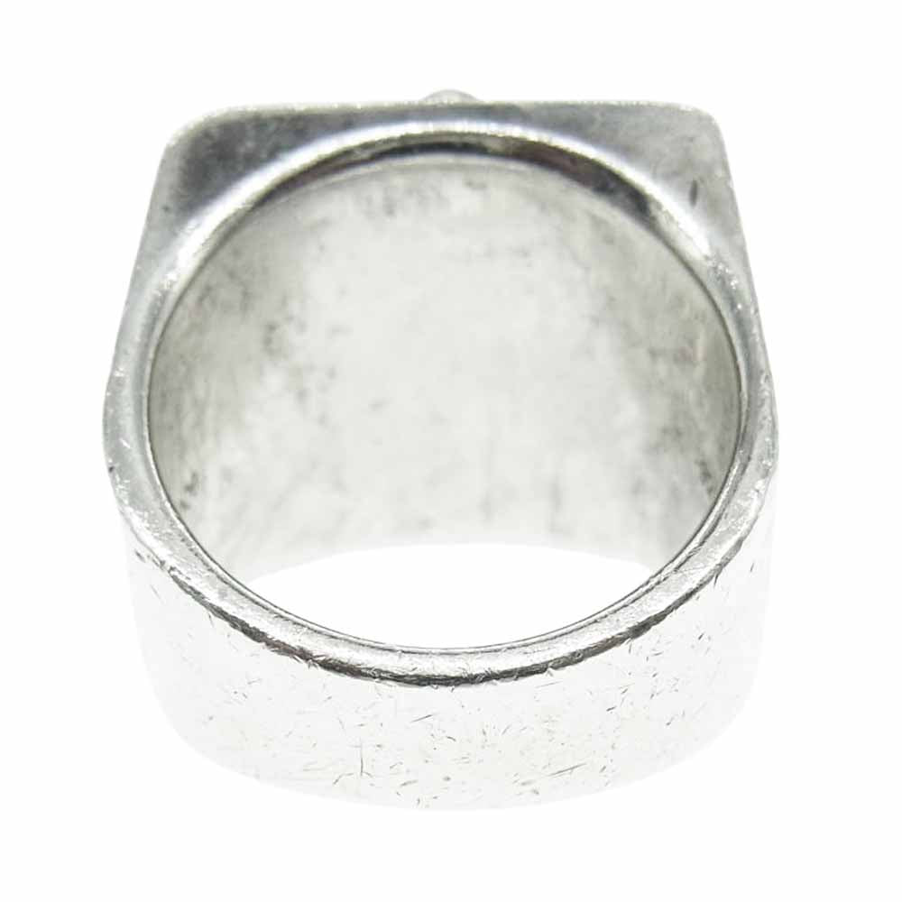 CHROME HEARTS クロムハーツ（原本無） AMS販売証明カード付属 CH PLUS PYRAMID CHプラス ピラミッド リング シルバー系 実寸20.5号【中古】