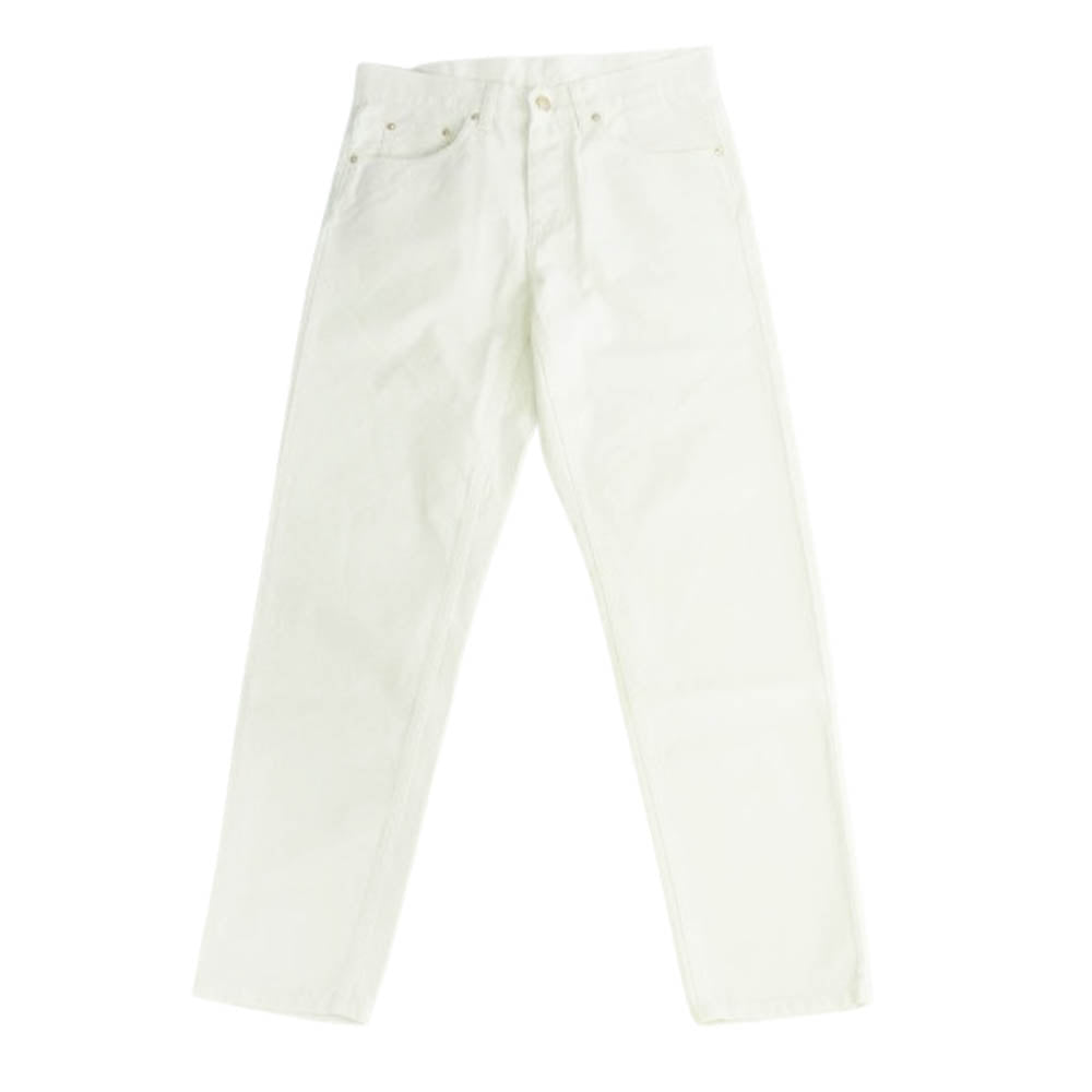 Carhartt カーハート I031507 トラウザーズ ニューエル ホワイト デニム パンツ オフホワイト系【美品】【中古】