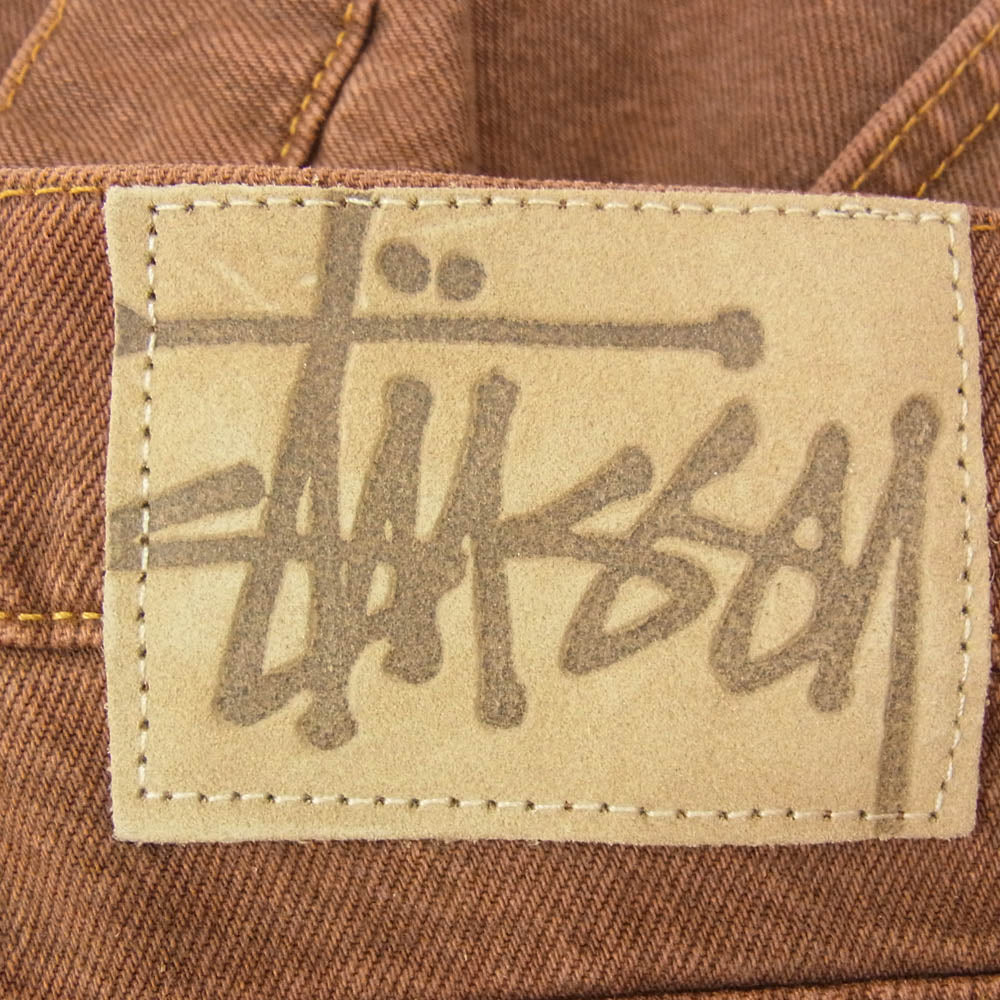 STUSSY ステューシー 112296 Big Ol Shorts Denim Clay ビッグ OL ショート デニム パンツ ブラウン系 28【新古品】【未使用】【中古】
