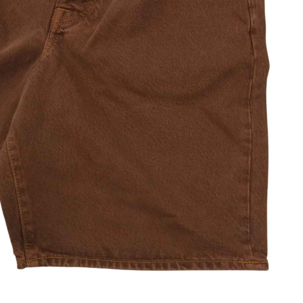 STUSSY ステューシー 112296 Big Ol Shorts Denim Clay ビッグ OL ショート デニム パンツ ブラウン系 28【新古品】【未使用】【中古】