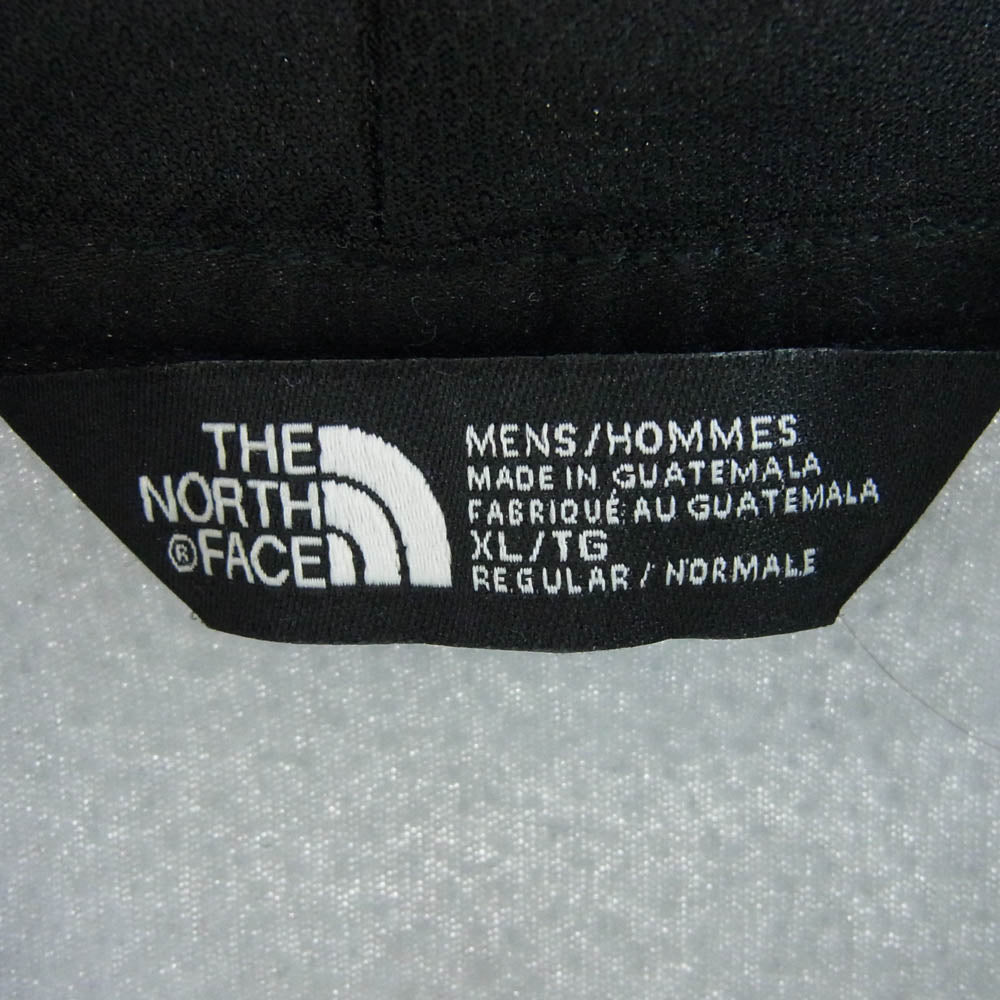 THE NORTH FACE ノースフェイス 裏起毛 ロゴ ジップ パーカー グレー系 XL【中古】
