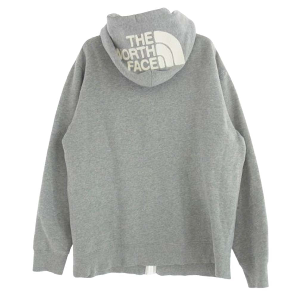 THE NORTH FACE ノースフェイス NT11530 裏起毛 スウェットフルジップ パーカー グレー系 L【中古】