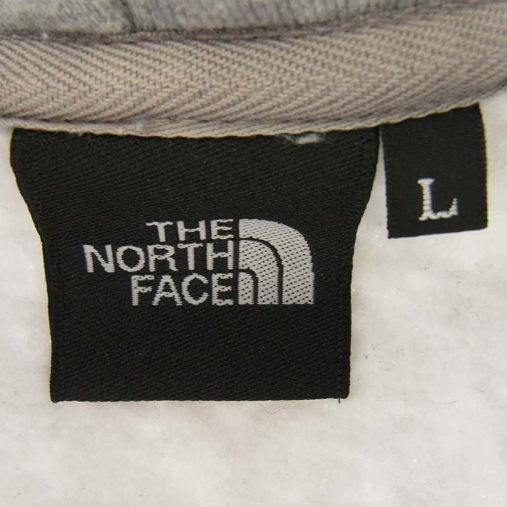 THE NORTH FACE ノースフェイス NT11530 裏起毛 スウェットフルジップ パーカー グレー系 L【中古】