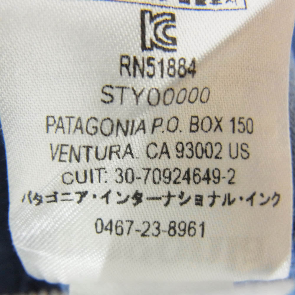 patagonia パタゴニア 39174 P-6 ロゴ レスポンシビリティー 半袖 Tシャツ ブルー系 XL【中古】
