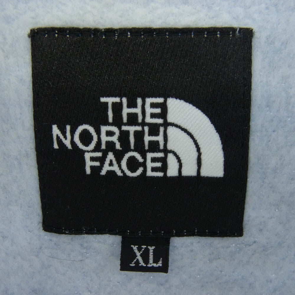 THE NORTH FACE ノースフェイス NT61836 裏起毛 スクエアロゴ フルジップ パーカー ブルー系 XL【中古】