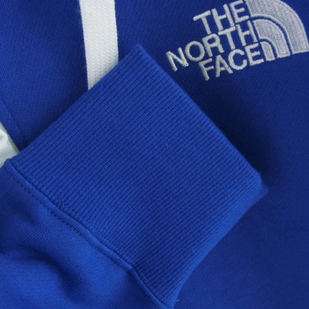 THE NORTH FACE ノースフェイス NT62130 裏起毛 REARVIEW FULL ZIP HOODIE フードロゴ フルジップ パーカー ブルー系 XL【中古】