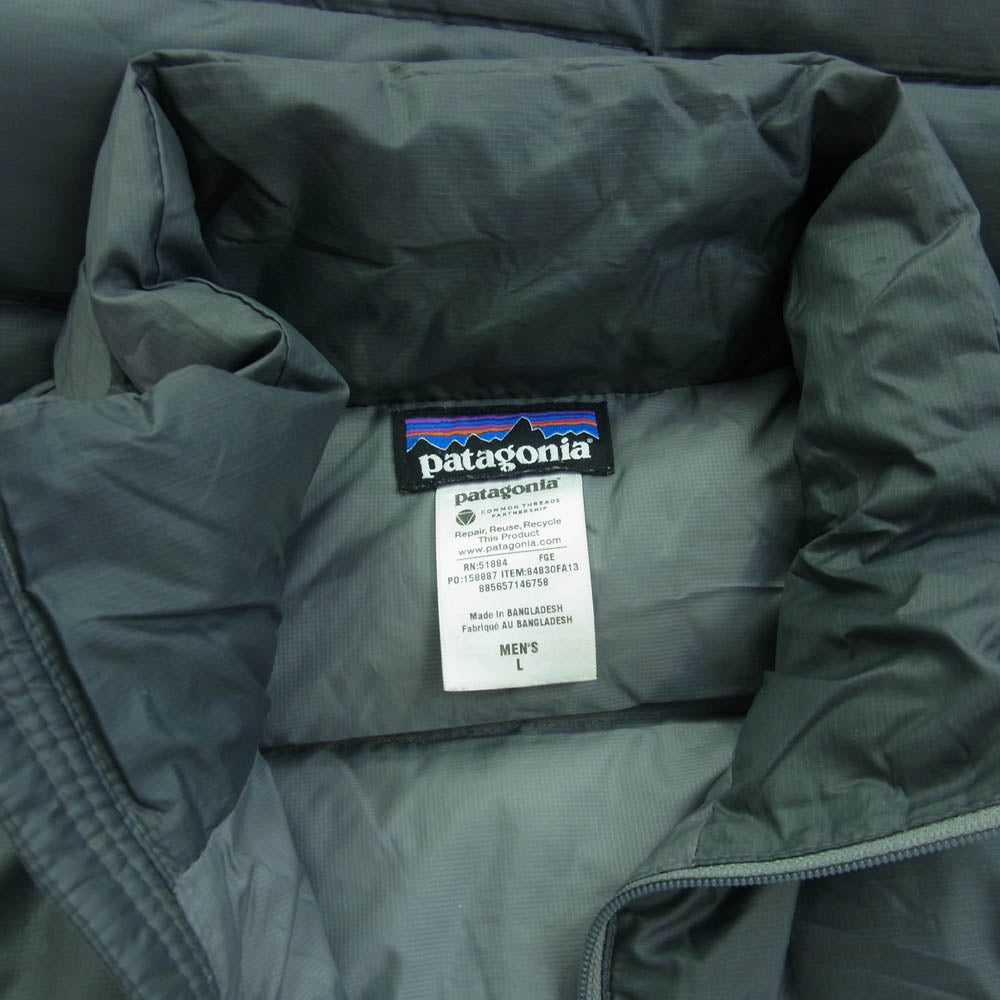 patagonia パタゴニア 84830 Hi-Loft Down Sweater JAKET ハイロフト ダウン セーター グレー系 L【中古】