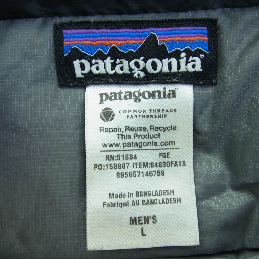 patagonia パタゴニア 84830 Hi-Loft Down Sweater JAKET ハイロフト ダウン セーター グレー系 L【中古】