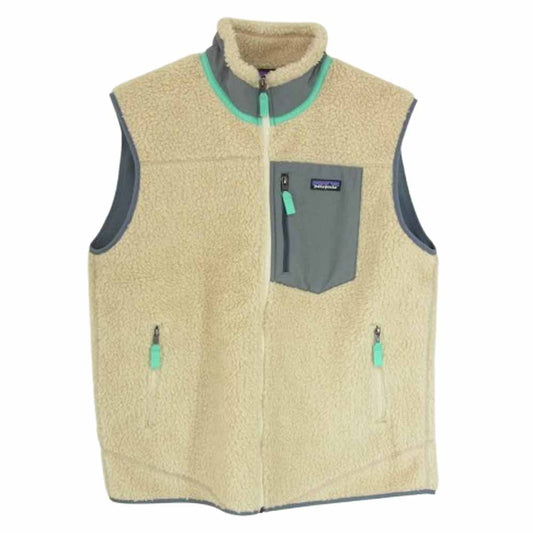 patagonia パタゴニア 23048FA22 Classic Retro-X Vest レトロ ベスト ボア フリース ベスト オフホワイト系 XL【中古】