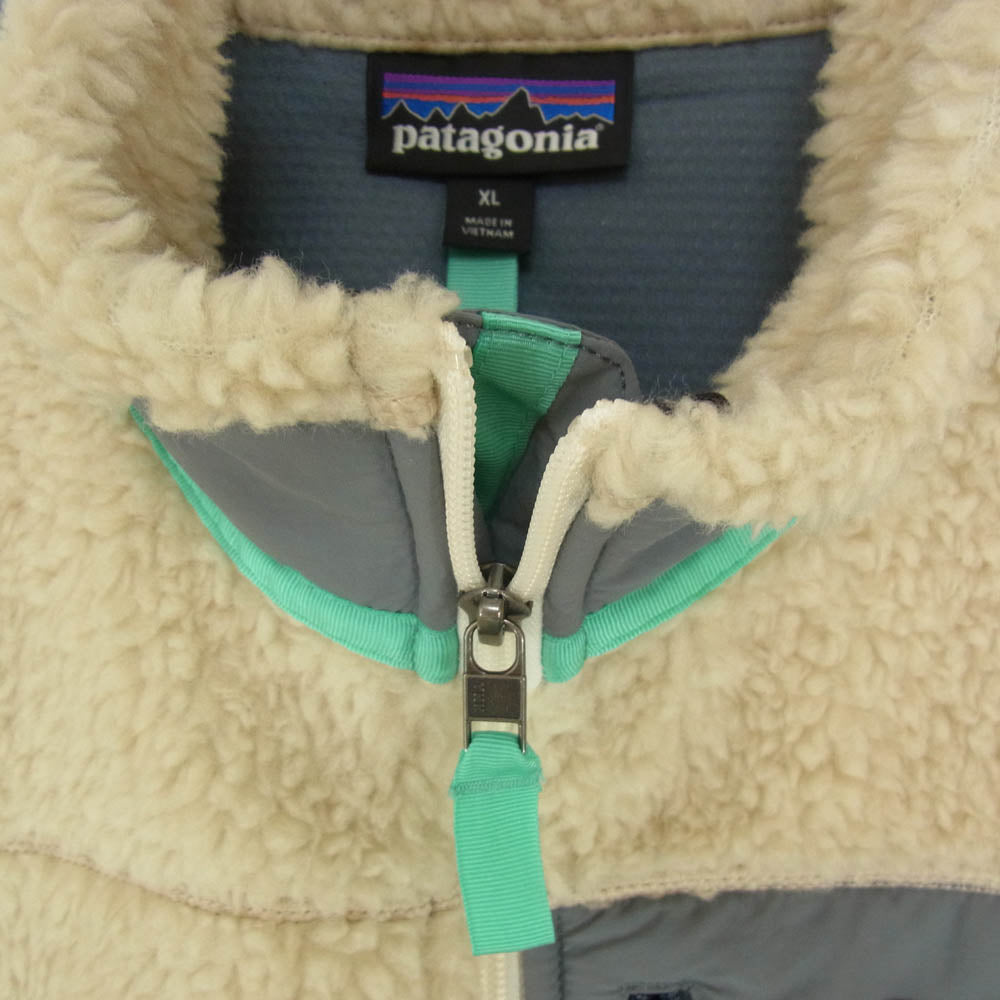 patagonia パタゴニア 23048FA22 Classic Retro-X Vest レトロ ベスト ボア フリース ベスト オフホワイト系 XL【中古】
