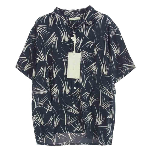 オールドジョー 2410J-SH08 PINE NEEDLE SHIRTS ワンナップカラー 半袖 シャツ ネイビー系 15.5【極上美品】【中古】