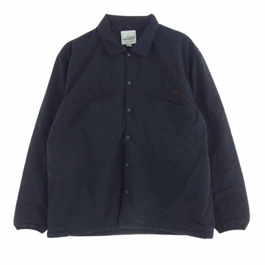 Gramicci グラミチ G2FM-J032 QUILTED CAMP SHIRT クイルティド キャンプ ナイロン 中綿 長袖 シャツ ブラック系 L【中古】