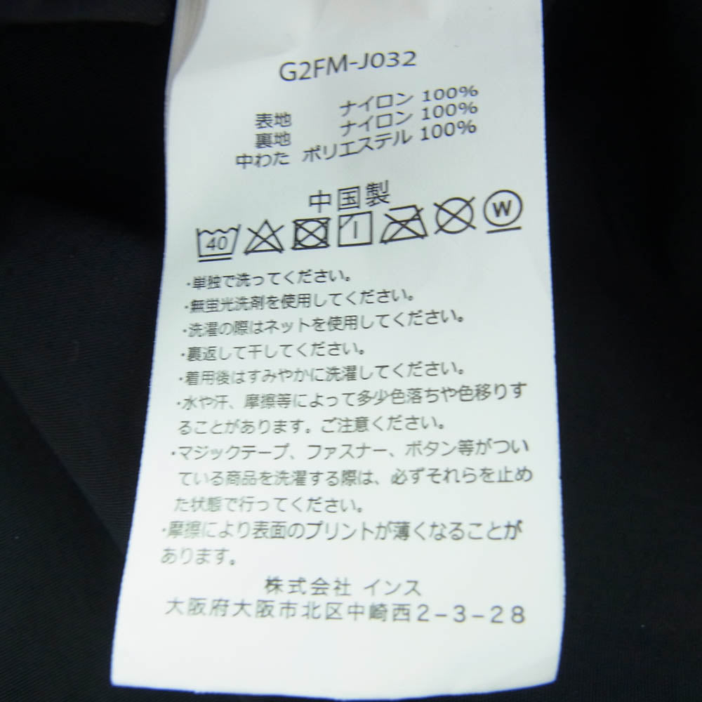 Gramicci グラミチ G2FM-J032 QUILTED CAMP SHIRT クイルティド キャンプ ナイロン 中綿 長袖 シャツ ブラック系 L【中古】
