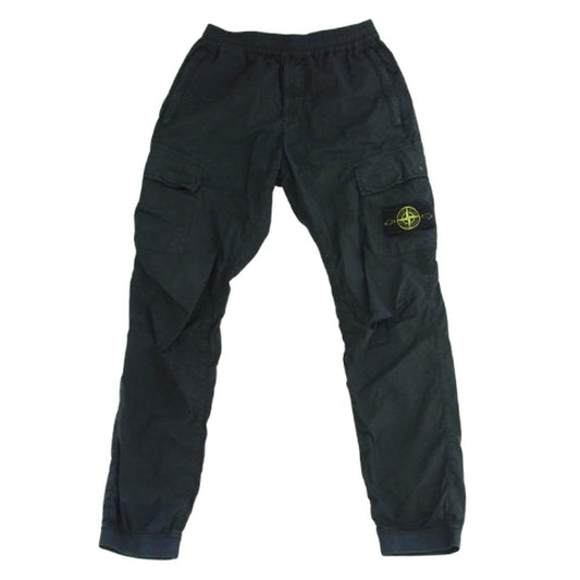 STONE ISLAND ストーンアイランド 74153103 CARGO JOGGER PANT カーゴ ジョガー パンツ ブラック系 W28【中古】